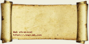 Dobrila Trnjaković vizit kartica